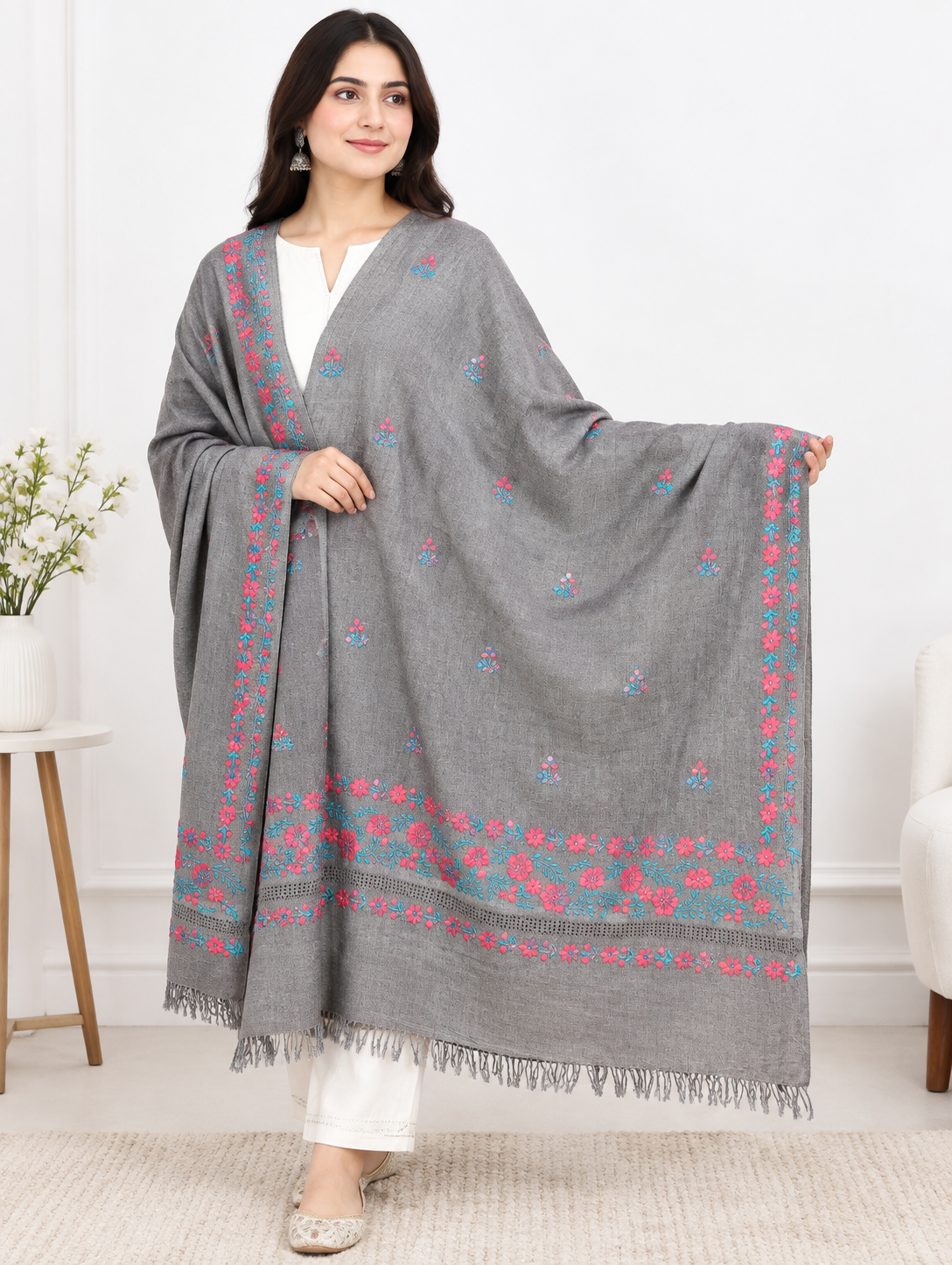 Sawati Cross Stitch Shawl