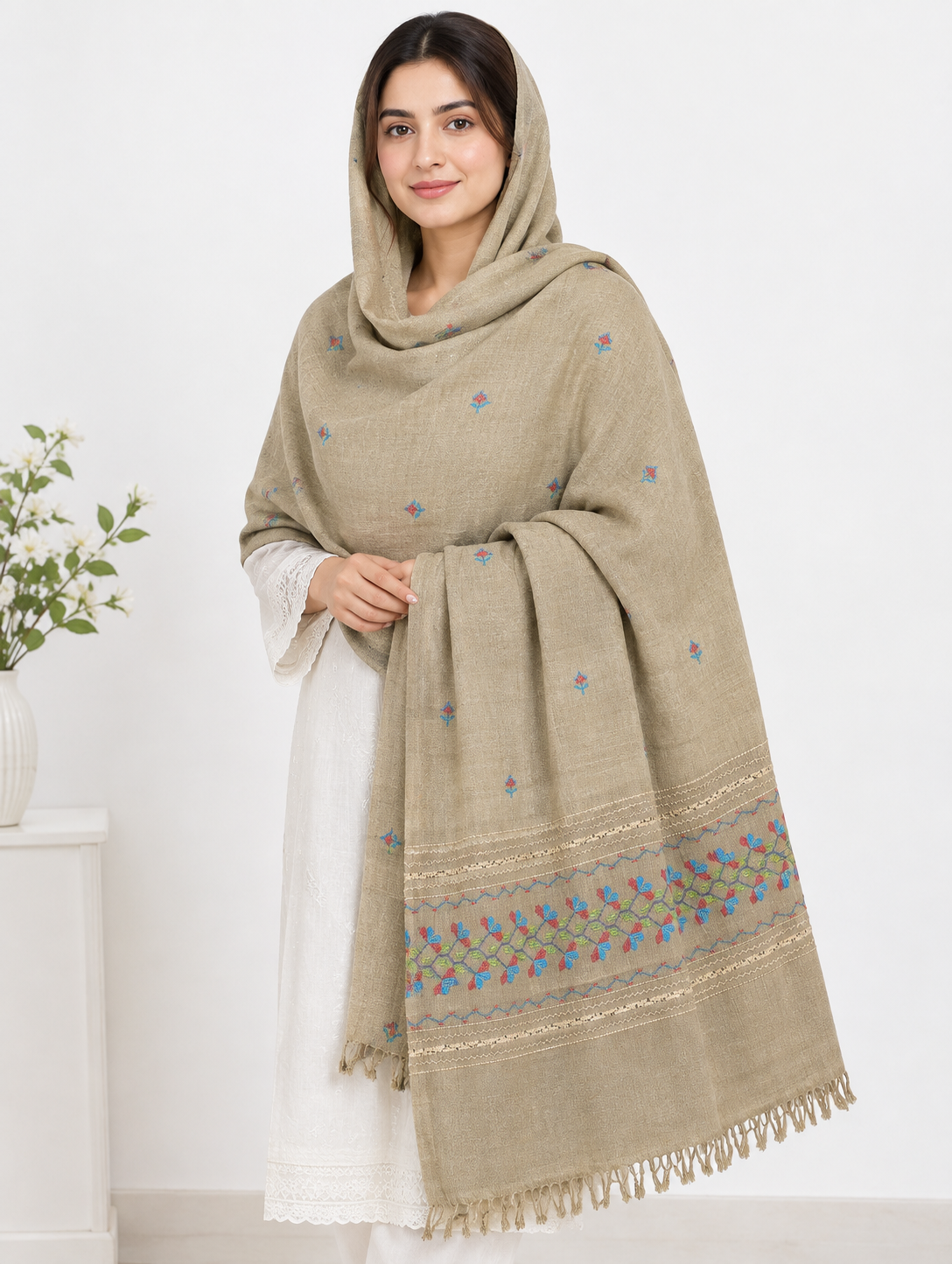 Sawati Cross Stitch Shawl